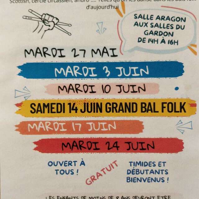 Ateliers découverte danses bal trad'