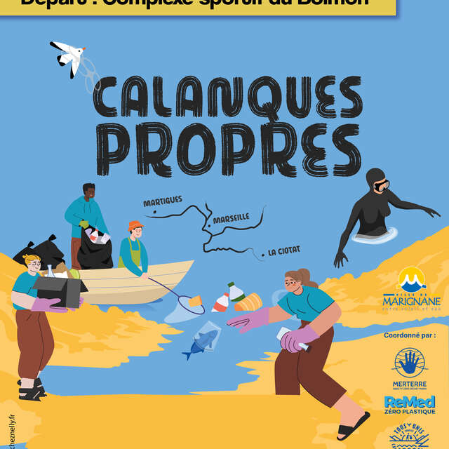 Marignane s'associe à l'opération Calanques propres
