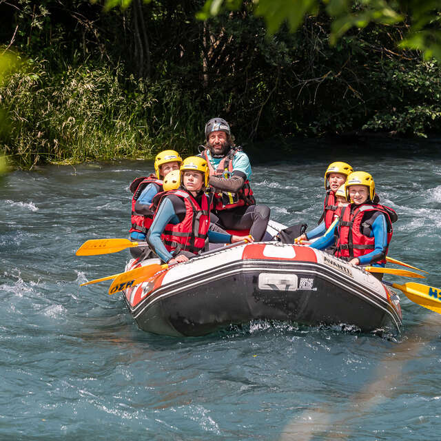 Rafting down the Dranse - longo course