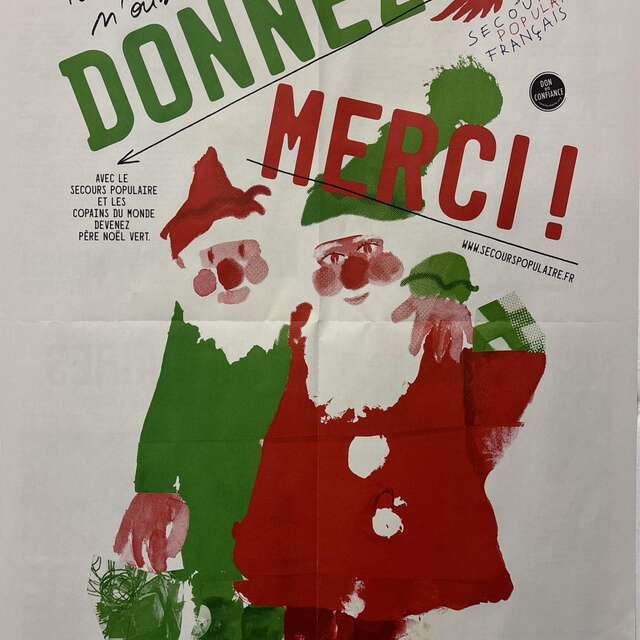 Père Noël Vert du Secours Populaire