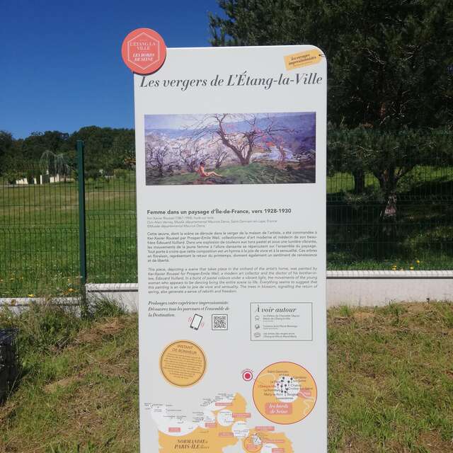 Chemin des Impressionnistes à L'Etang-la-Ville