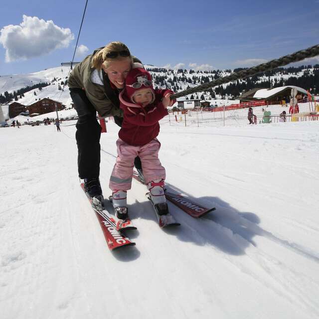 Lutins beginner skiing area