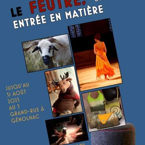 Expo à la boutique-atelier Objectif Laine