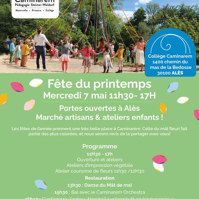 Fête du printemps - marché d'artisans locaux, danses et ateliers pour enfants
