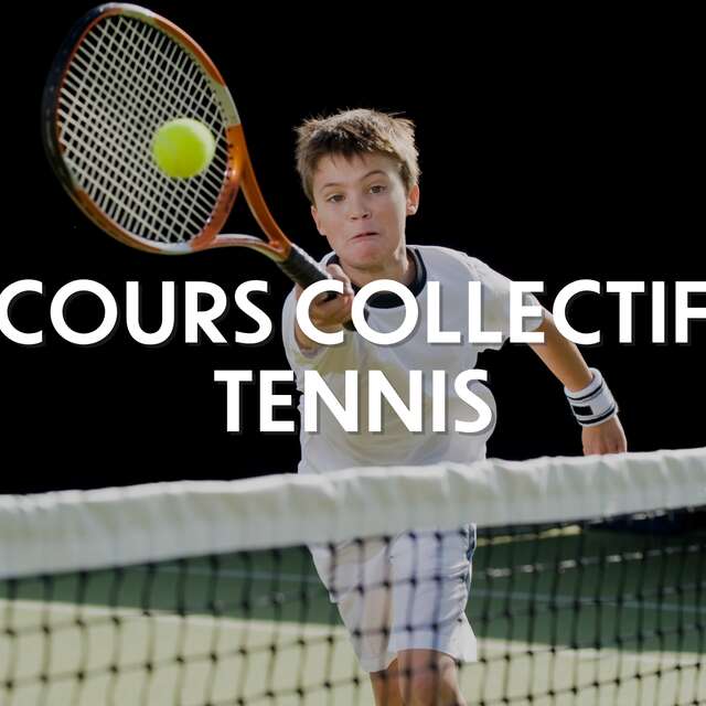 Cours collectif tennis