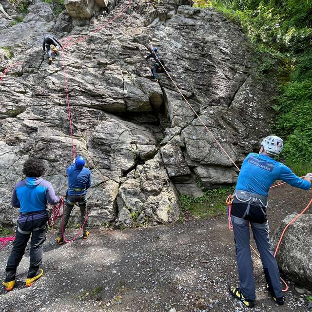 Escalade avec les Guides de Saint-Gervais / Les Contamines