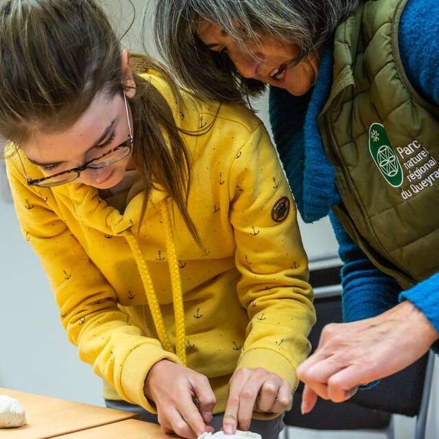 Atelier "Traces et Empreintes" par le Parc Naturel Régional du Queyras