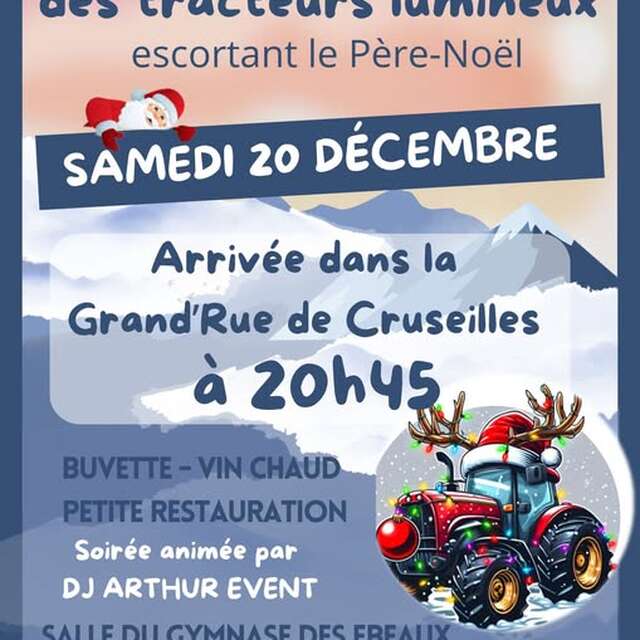 Parade des tracteurs lumineux