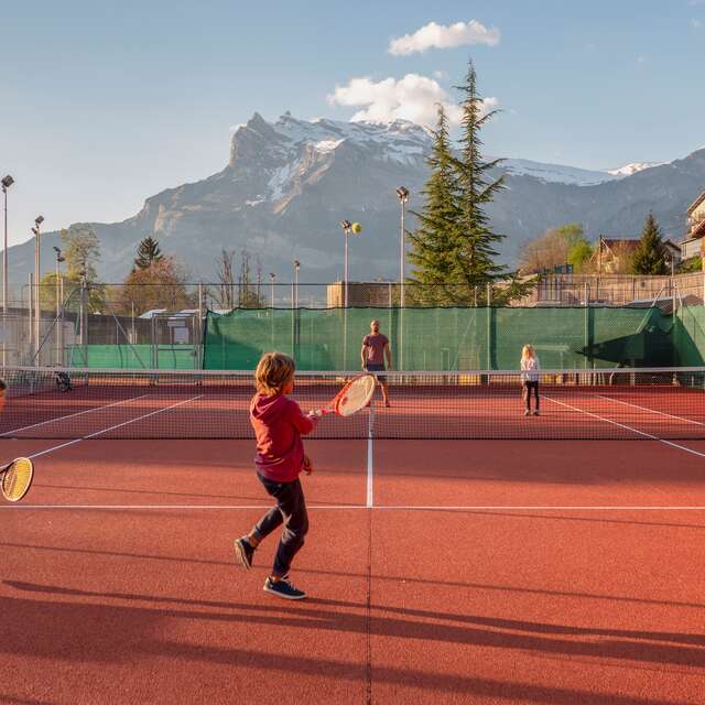 cours de tennis avec Jean-Lou Fabbro