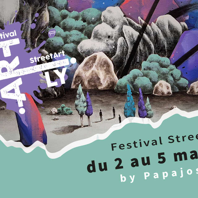 Höhepunkt des Street Art Festivals in Crest-Voland / Cohennoz