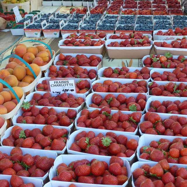 Wochenmarkt im Sommer - Chinaillon
