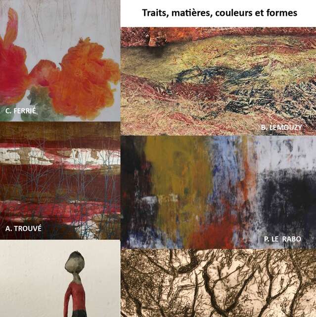 Exposition "Traits, matières, couleurs et formes"