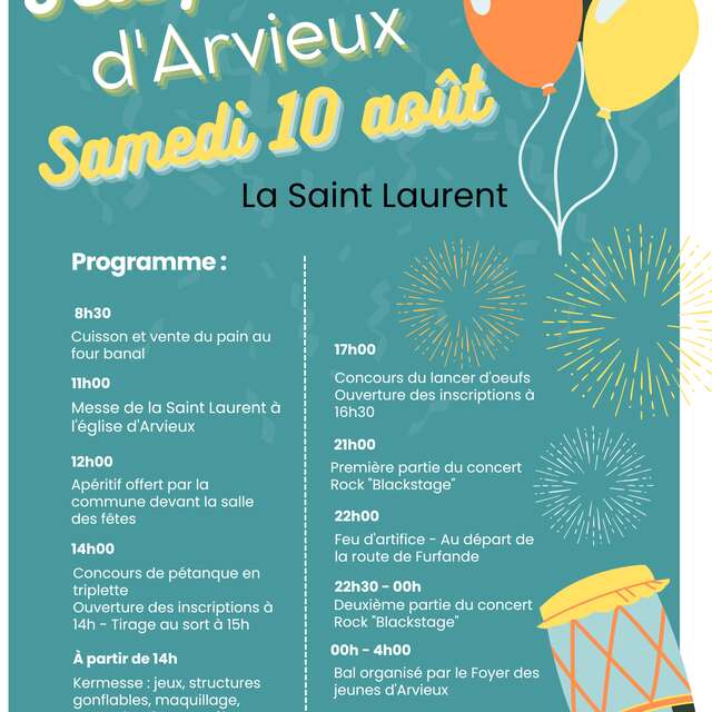 Fête Patronale de la Saint Laurent