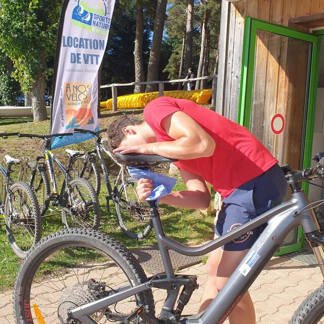 VTT, VTT à assistance électrique au Lac de Devesset