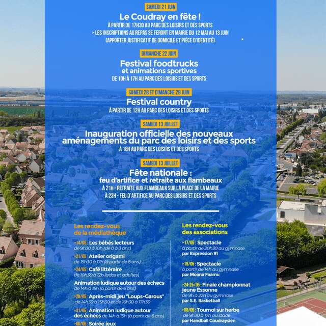 Festivals foodtrucks et animations sportives