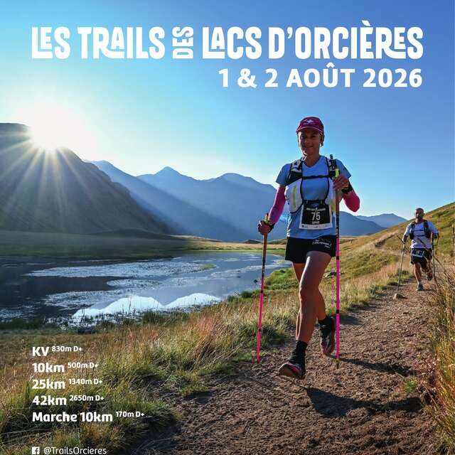 Trails of the Orcières lakes