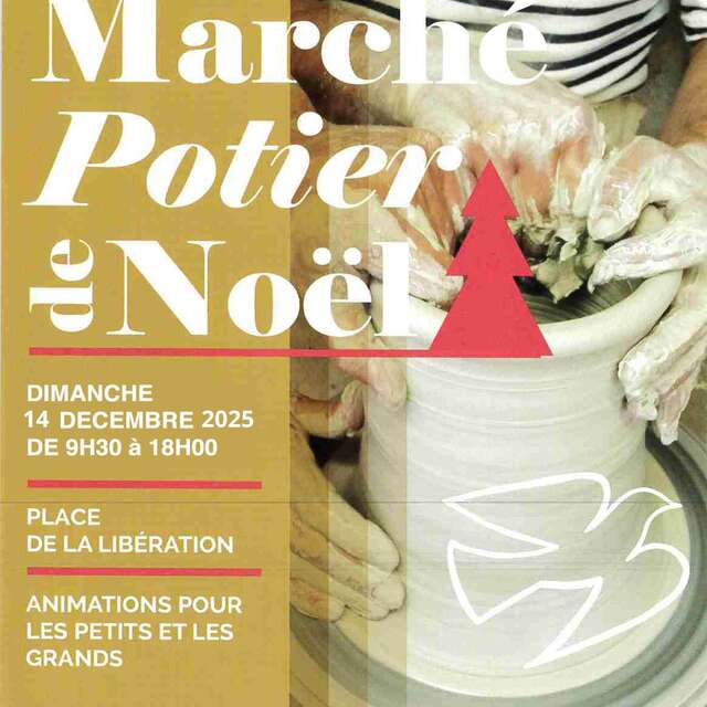 Marché potier de Noël