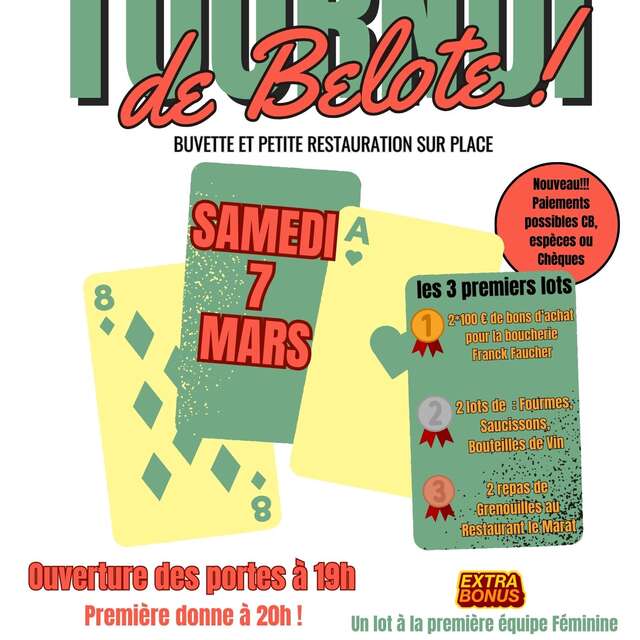 Concours de Belote de Marat