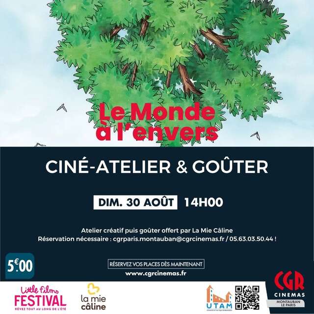 Ciné-atelier et goûter - LE MONDE À L'ENVERS