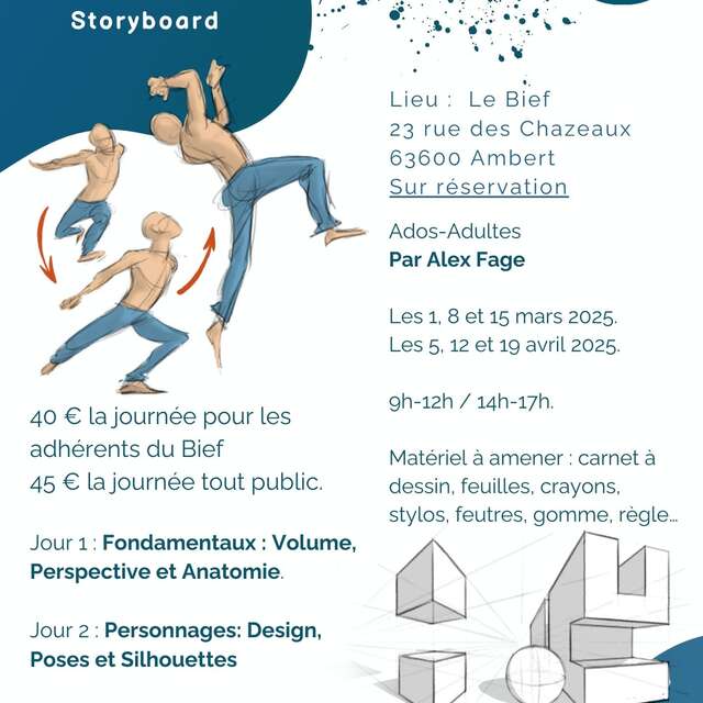 Atelier BD et Dessin animé -Storyboard