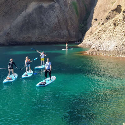 Randonnée en stand-up paddle aux Calanques de La Ciotat