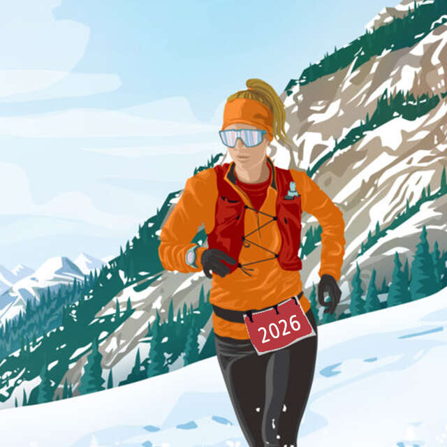 Snow trail du Queyras
