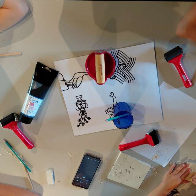 Atelier jeune public - Les petits graveurs de L'Astrée