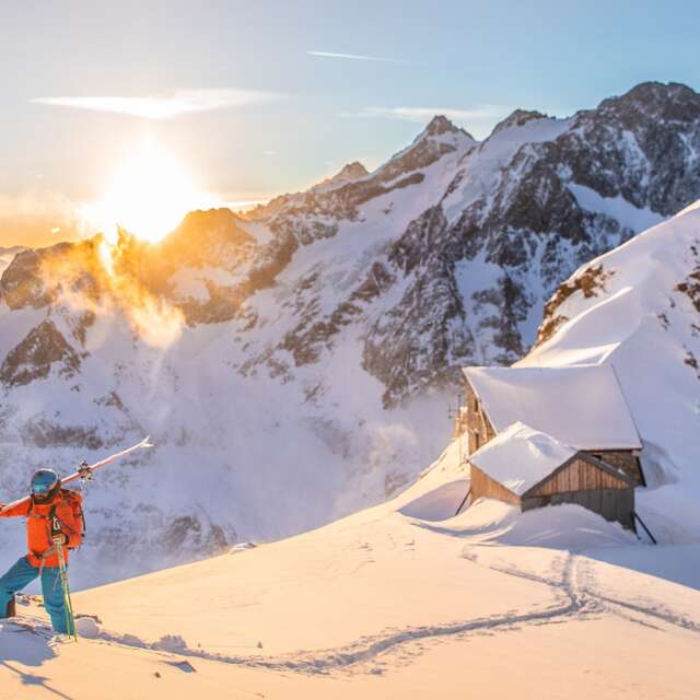Le refuge Adèle Planchard en ski de randonnée