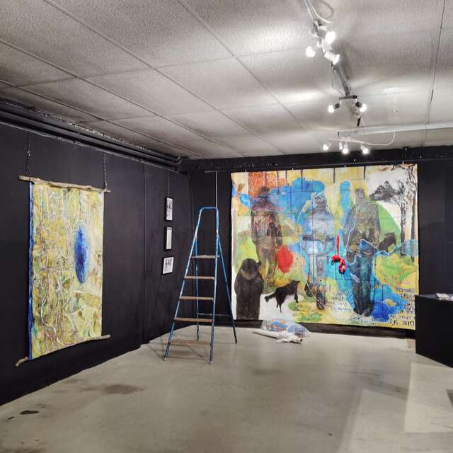 Peintures : l'expo, c'est A Quatre, ouvrir la nuit.