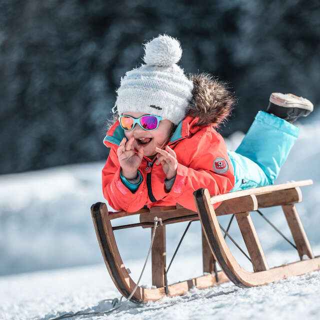 Piste de luge L'écureuil aux Outalays