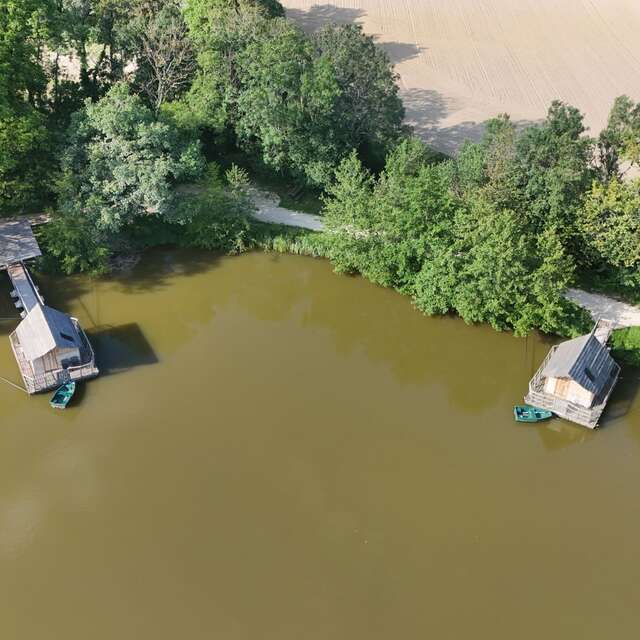 Floating huts Fish, Swans, Dragonflies - DDLD