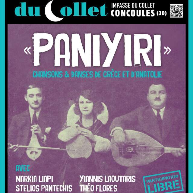 Concert de PANIYIRI aux Tréteaux du Collet