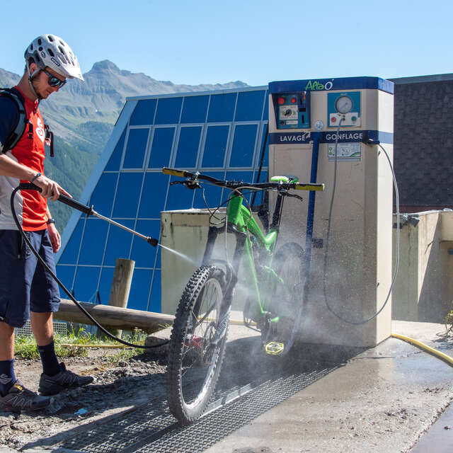 Station de lavage VTT