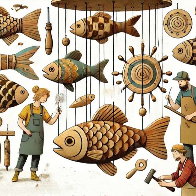 Ateliers Sculpture sur bois « À fond les poissons ! »
