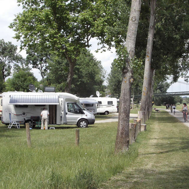 Bouchemaine motor home reception area