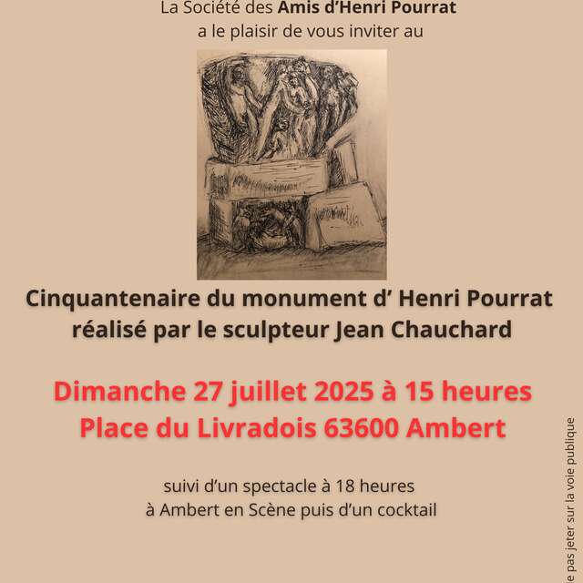 Cinquantenaire du monument d'Henri Pourrat