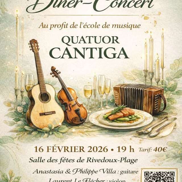 Dîner Concert - Quatuor Cantiga