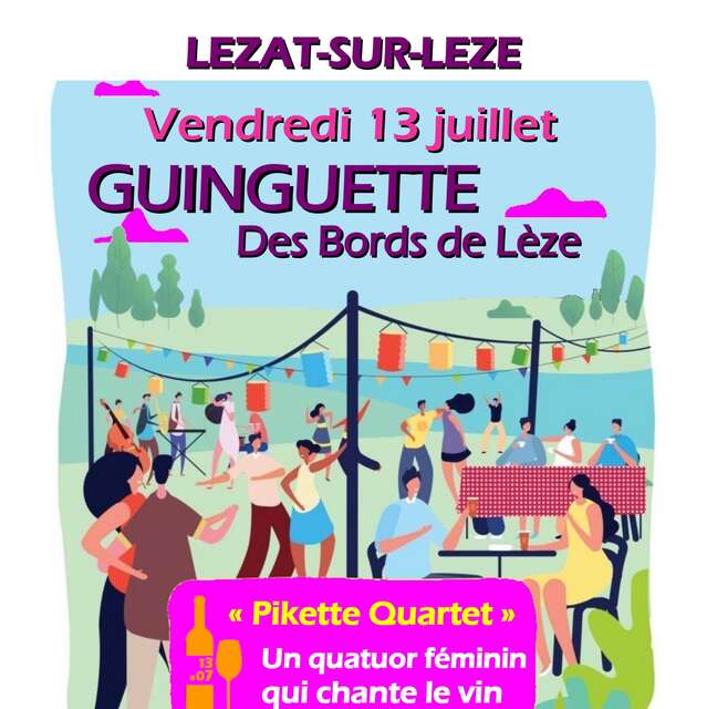 Guinguette au bord de l'eau