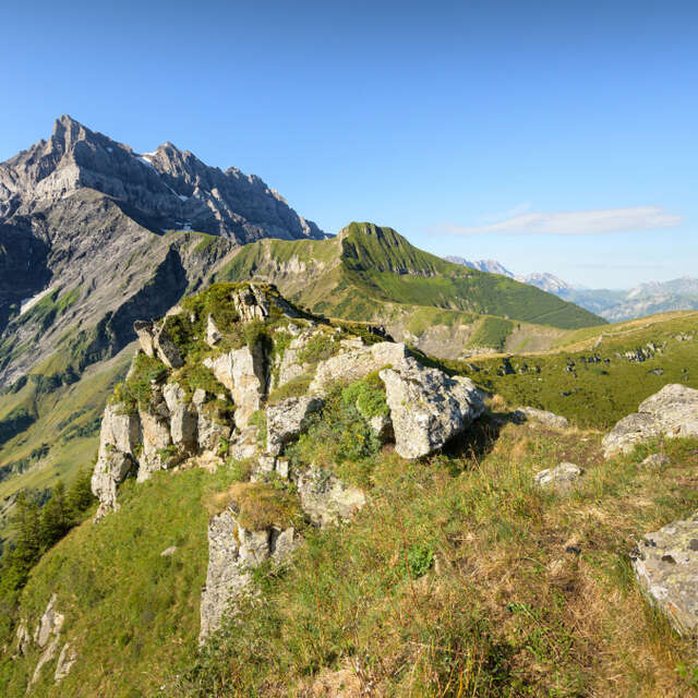 Parcours trail 55 rouge - Boucle Troistorrents Vallerette