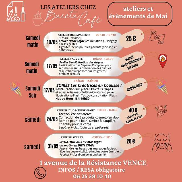 Les Ateliers chez Baïeta Café