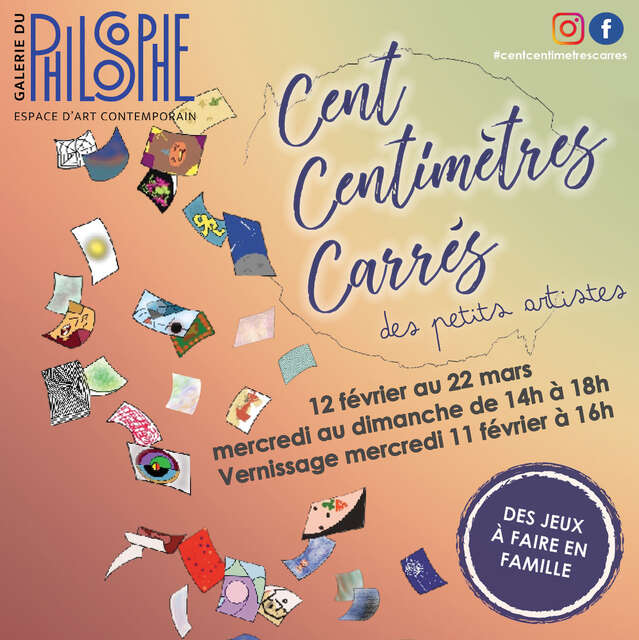 Exposition Cent Centimètres Carrés des petits artistes