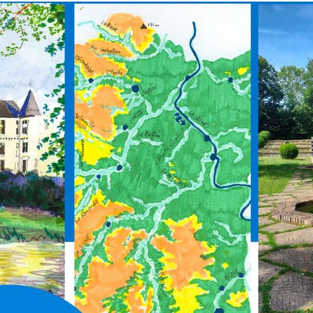 EXPOSITION à Montauger “Dessein d’Essonne. Géographie de l’eau” de Franck SENAUD