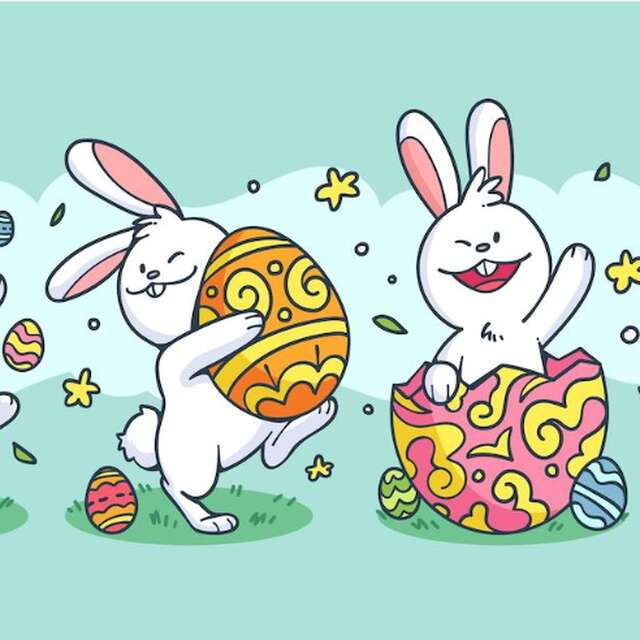 Chasse aux oeufs de Pâques à Bondoufle