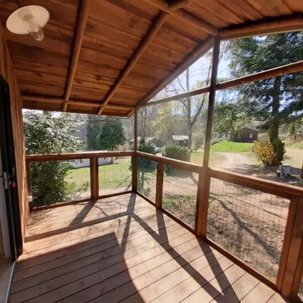 Les Chelles campsite : Cottage on stilts 1 room (2 pers.)