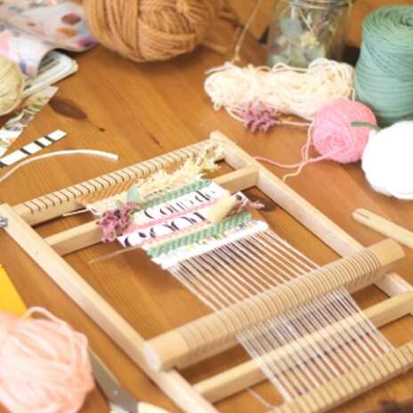 Atelier au MIB Cadres tissés