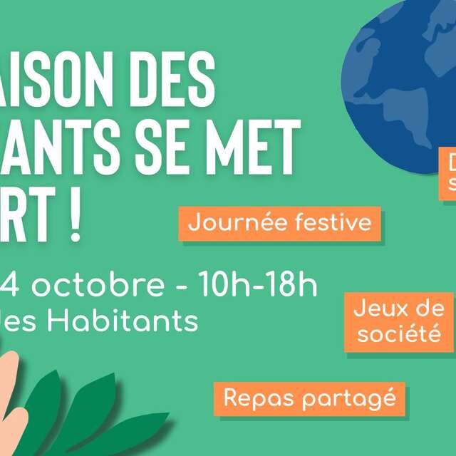 Journée festive, la MJC se met au vert ! - Semaine des MJC en transitions