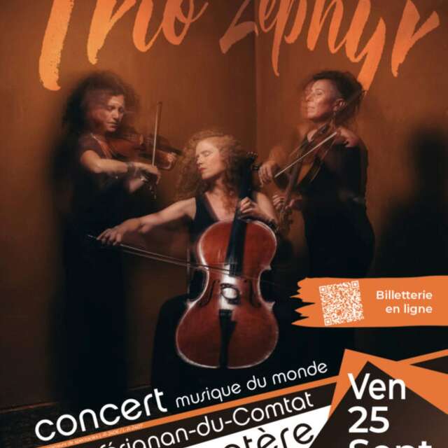 Concert Musique Du Monde »TRIO ZÉPHYR » - Naturoptère