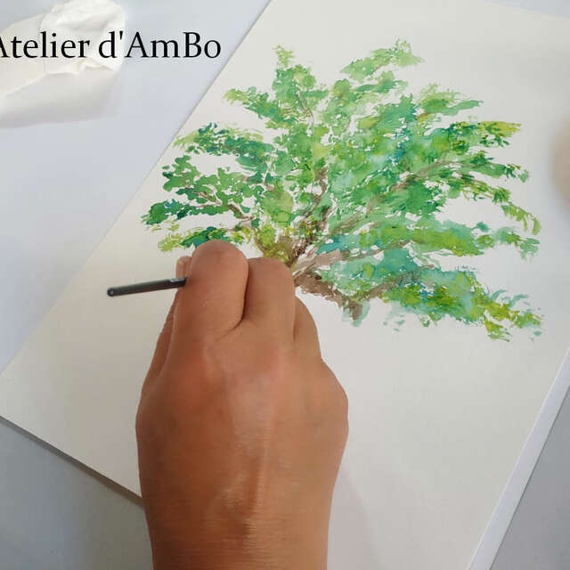 Atelier d'initiation à l'encre de chine - Atelier d'Ambo