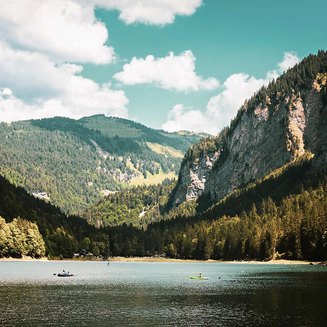 Le Lac de Montriond depuis Ardent