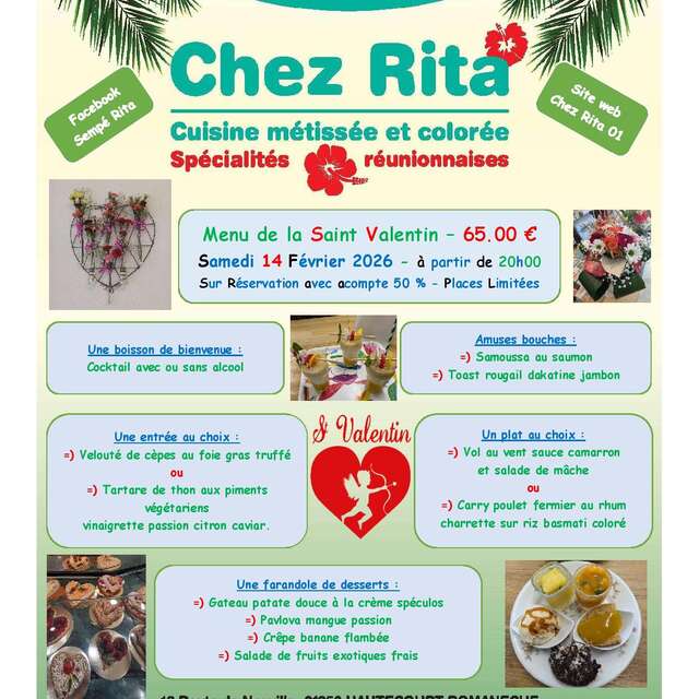 Repas de la Saint Valentin